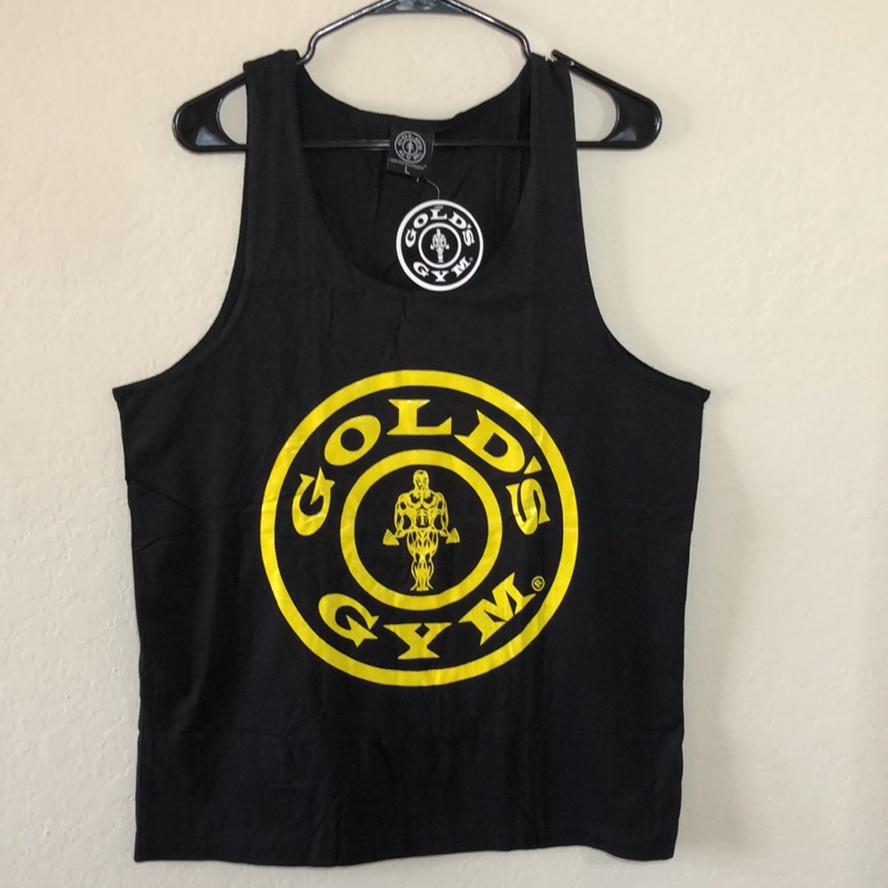 Mens Golds Gym Training Workout Muscle Vest Sleeveless Tank Shirt